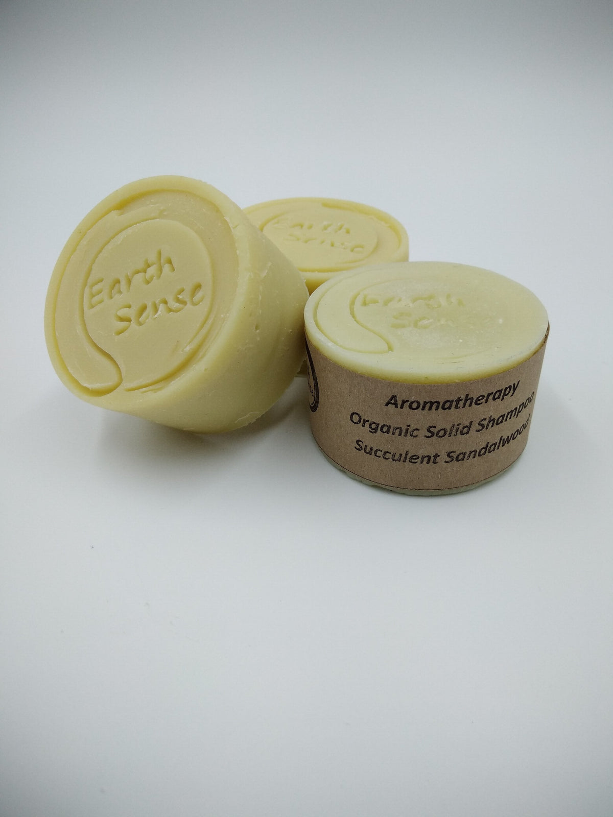 Shampoing solide bio certifié au santal SoraCare - vue produit