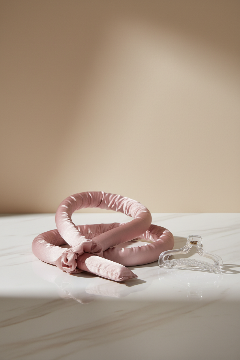 Bandeau Satin — Marble Rose Gold