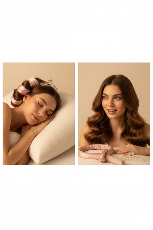 Bandeau Satin — Résultat Boucles