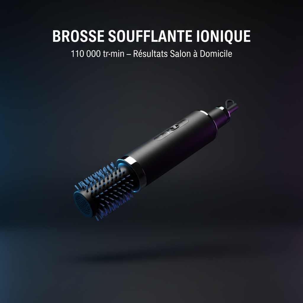 Brosse Soufflante Ionique - Visuel Futuriste 1