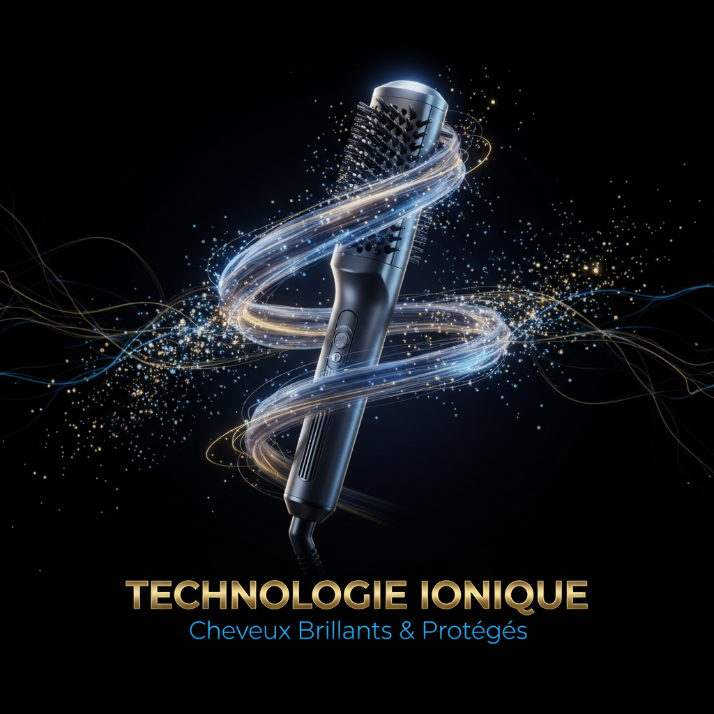 Brosse Soufflante Ionique - Visuel Futuriste 2