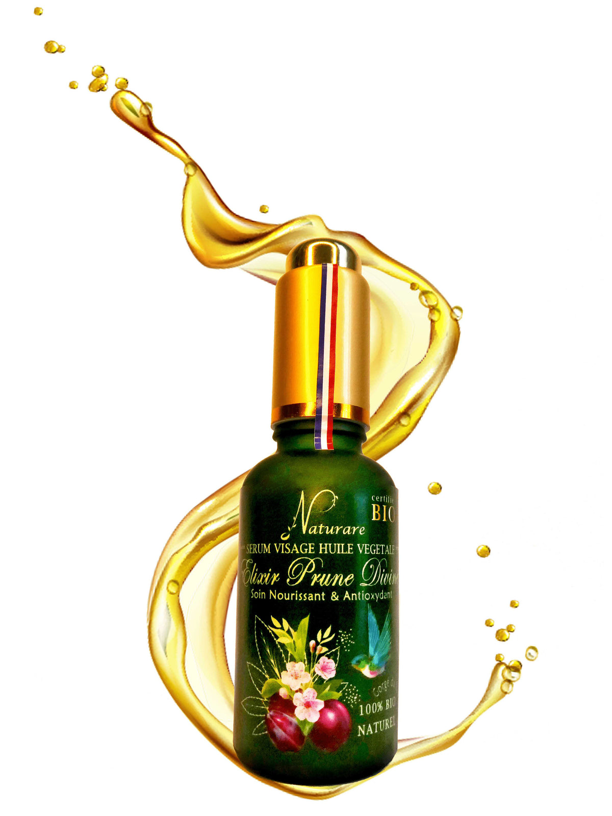 Élixir Prune Divine - sérum huile végétale bio de prune