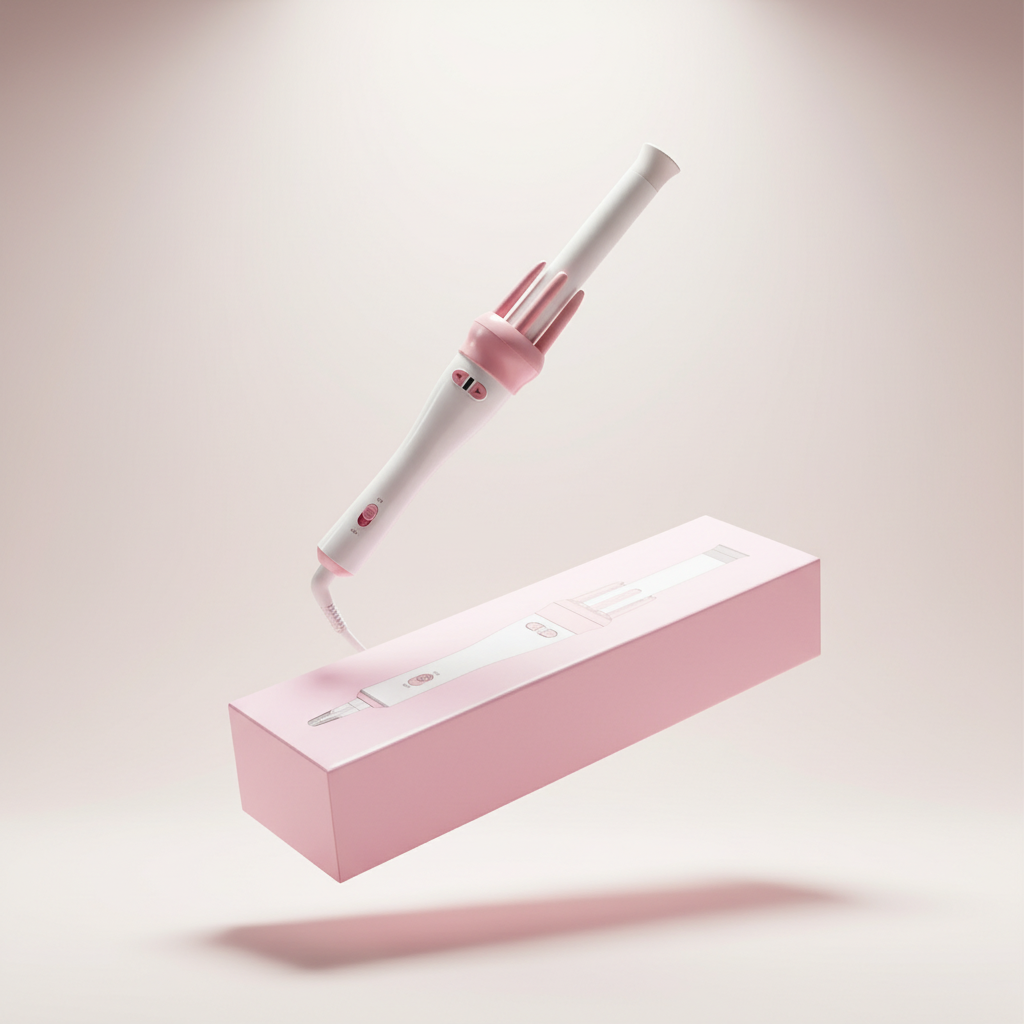 Fer à Boucler — Packaging 3D Flottant