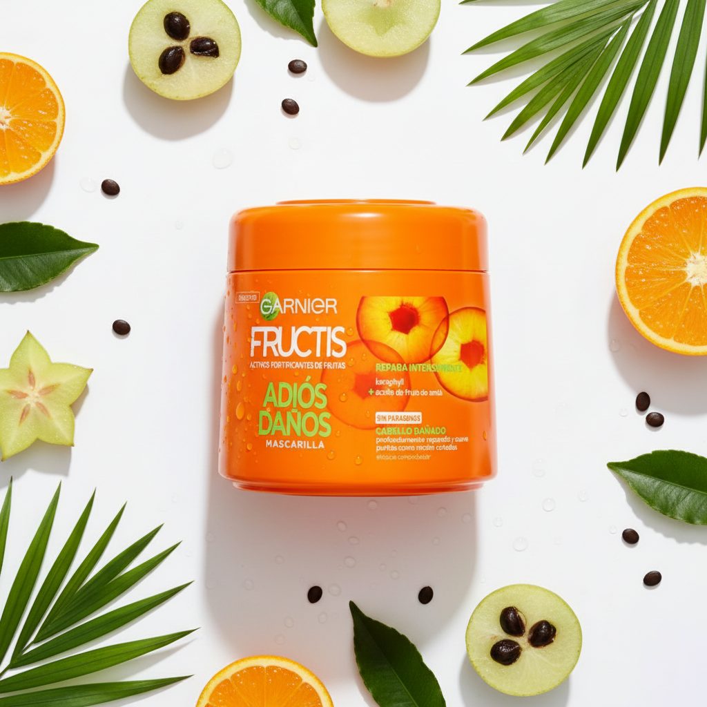 Flat-lay Garnier Fructis
