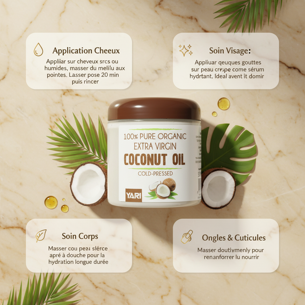Huile Coco Yari - Guide Application