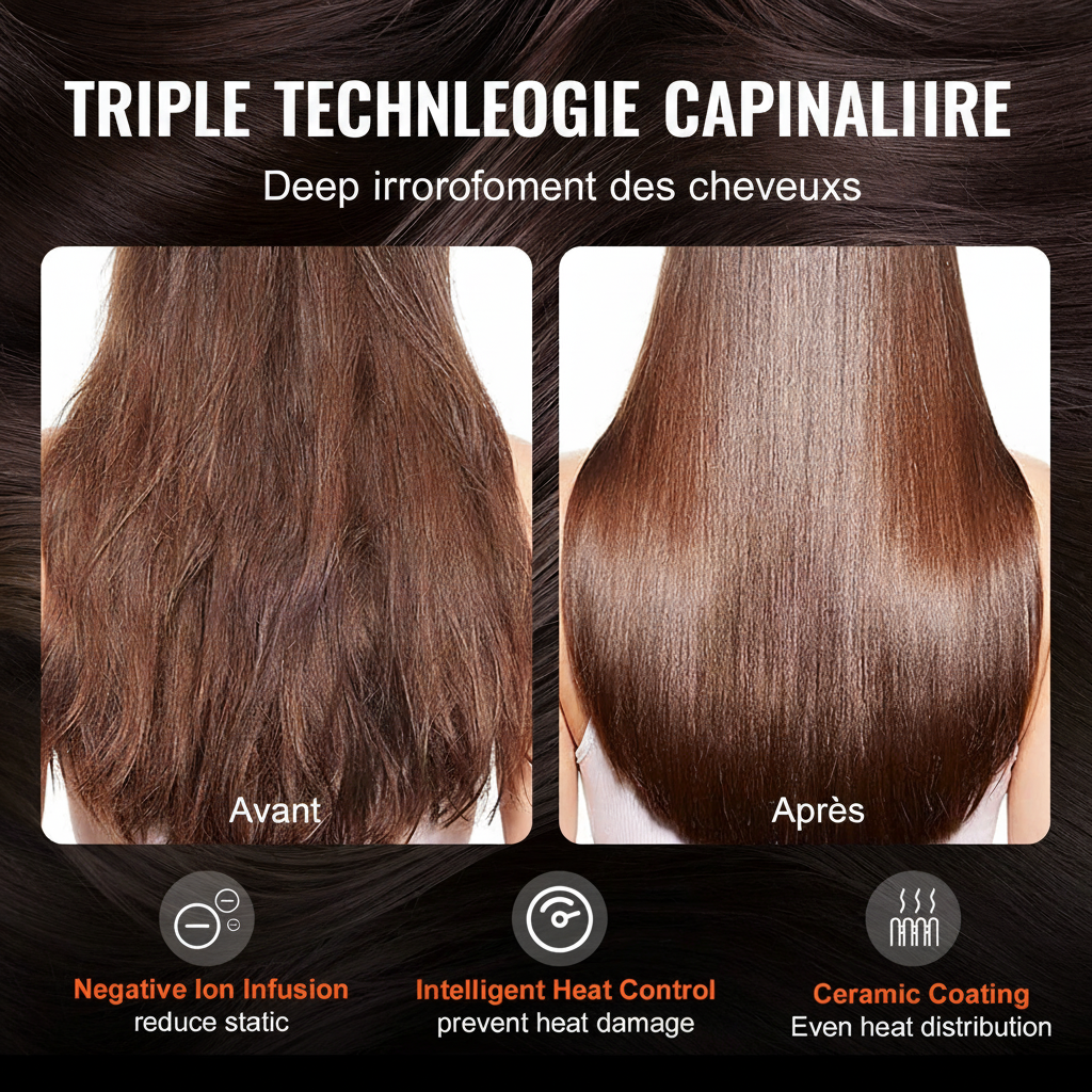 Styler Soufflant 4-en-1 — 110 000 tr/min, Lisse, Boucle & Volume